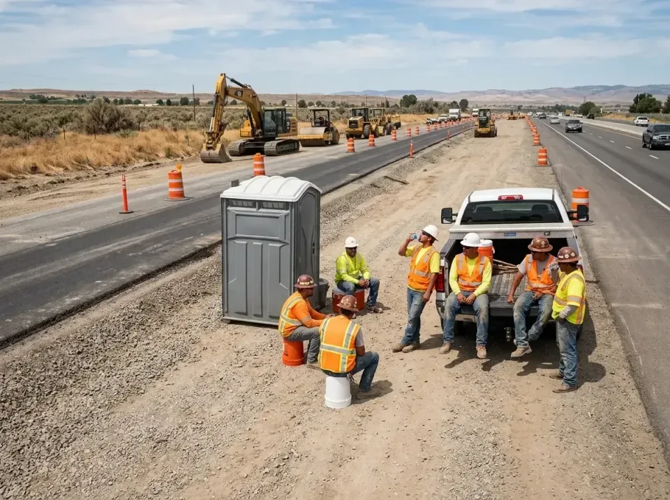 highway-road-construction-crew-007 — frequently asked questions, Porta Potty and Restroom Rentals in Woodcliff Lake, NJ
